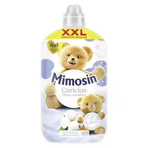 Suavizante concentrado Mimosín Caricias para 105 lavados