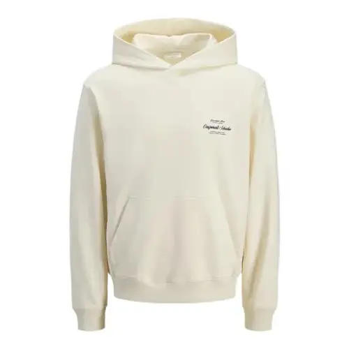 Sudadera con capucha Jack & Jones con estampado gráfico y bolsillo canguro