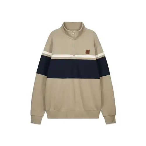 Sudadera Springfield Half Zip Contrast Funnel