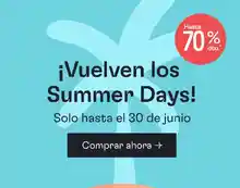 Summer Days en Miravia: Hasta 70% dto + Envío Gratis + cupón 20% + cupón 10€ + compra 3 y ahorra un 15% extra