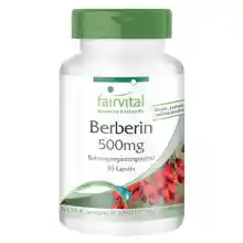 Suplemento 90 Cápsulas Berberina 500mg + Zinc