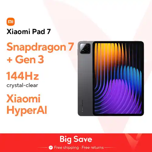 Tablet Xiaomi Pad 7 12GB/256GB de 11,2'' 3,2K 144Hz