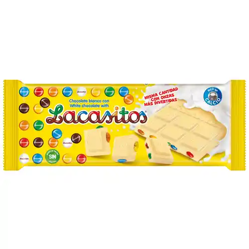 Tableta Chocolacasitos Blanco 100 Gr. sólo 1,05€ + ENVIO GRATIS HOY APP!