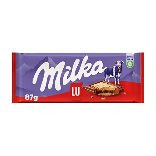 Tableta Chocolate con Leche con Galletas Milka LU 87g