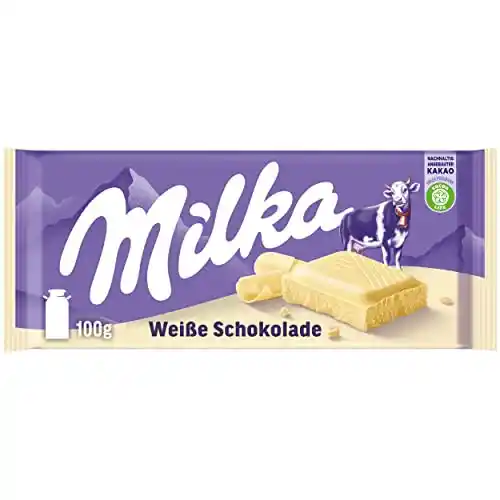 Tableta de Chocolate Blanco Milka 100g