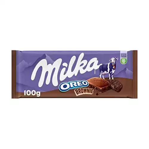 Pack de 3x Tabletas de chocolate Milka Oreo Brownie 100g