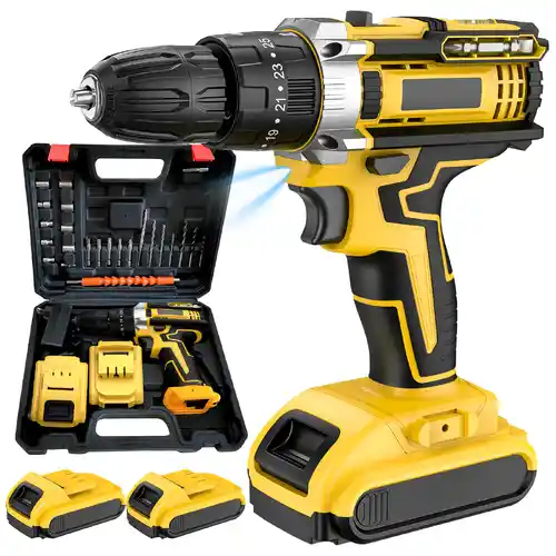 Taladro atornillador inalámbrico +2 Baterías