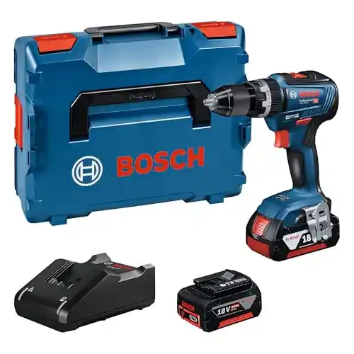 Taladro con percusión a batería Bosch GSB 18V-55 +2 Baterías
