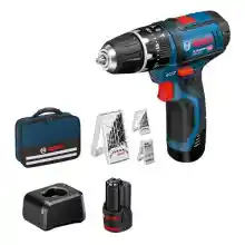 Taladro percutor + 2 baterías + accesorios + maletín -  Bosch Professional 12V System GSB 12V-15