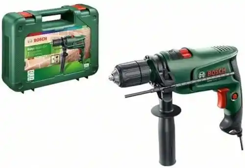 Taladro percutor eléctrico Bosch EasyImpact 600W + maletín de transporte