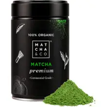 Té Matcha en Polvo Premium 100% Ecológico, Orgánico y Natural 80g – Matcha & CO