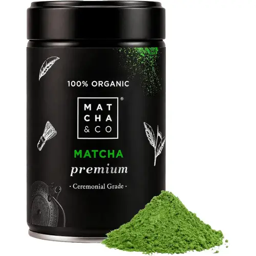 Té Matcha en Polvo Premium 100% Ecológico, Orgánico y Natural 80g – Matcha & CO
