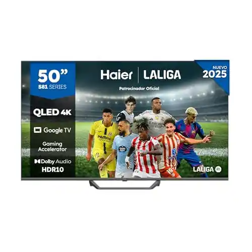 Televisor QLED 50" 4K Haier H50S81FUX