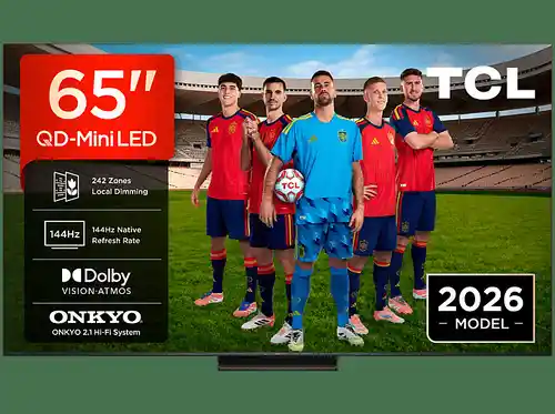 Televisor TCL QD Mini LED 65C6K Pro 65" 4K 144Hz Smart TV Google TV
