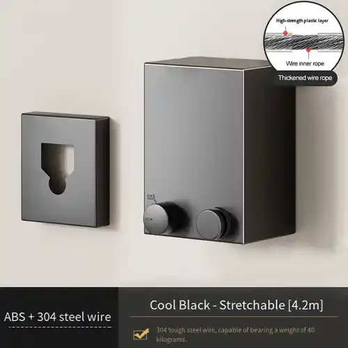Tendedero Invisible para interiores sin perforar (hasta 4.2m)
