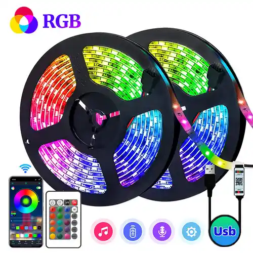 Tira LED 30m RGB 5050 Bluetooth