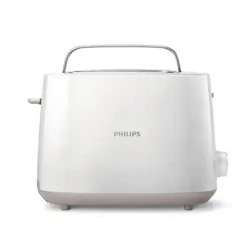 Tostadora Philips (2 ranuras) con 8 ajustes y calientabollos