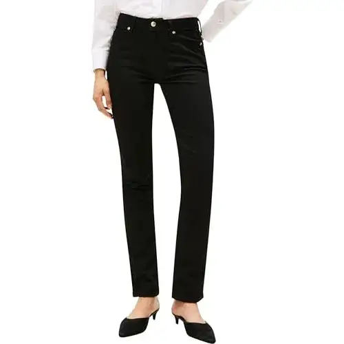 Vaqueros Tommy Hilfiger Slim talle medio mujer algodón