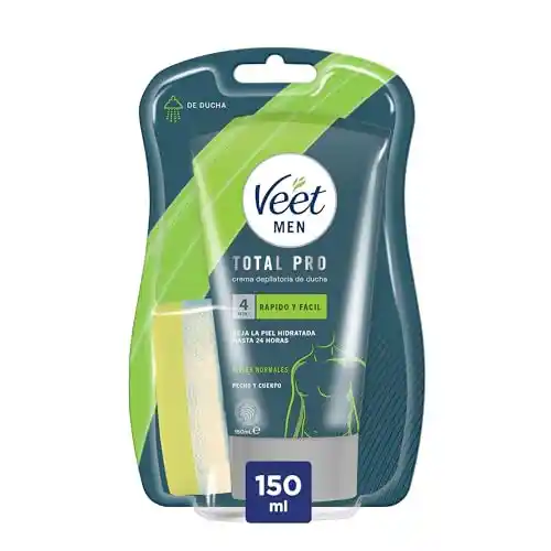 Veet for Men Crema Depilatoria Corporal Bajo Ducha 150 ml