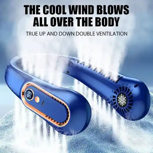 Ventilador de cuello portátil recargables por USB