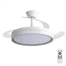 Ventilador de techo 30W + luz LED 60W 5600lm con mando