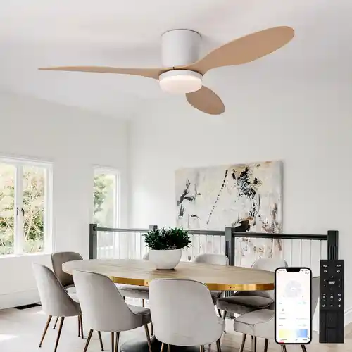 Ventilador de techo 40W LED + Mando (varios colores a elegir)