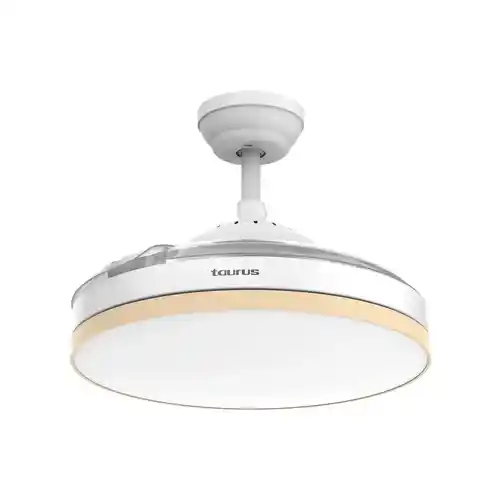 Ventilador de techo Taurus Polar Invisible Ultra silencioso Luz LED 3 iluminaciones