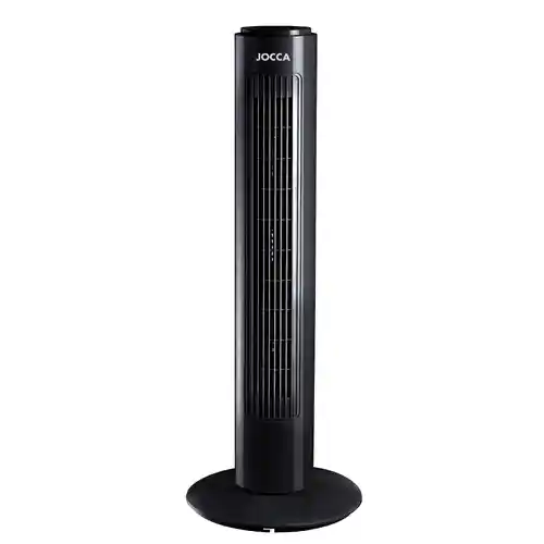 SOLO HOY! Ventilador de torre Jocca de 73 cm de altura, 3 velocidades y 45W de potencia - 2 colores