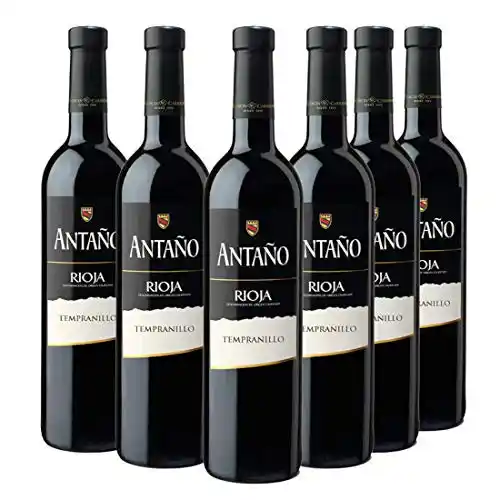 Vino tinto Antaño Tempranillo D.O. Rioja - Caja de 6 botellas