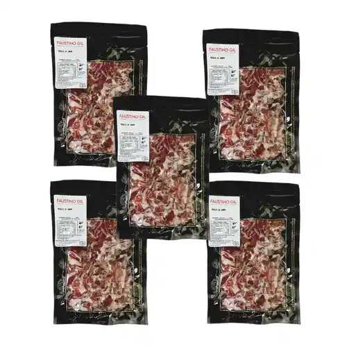Virutas de Jamón Ibérico cebo 1Kg - 5 unidades de 200g