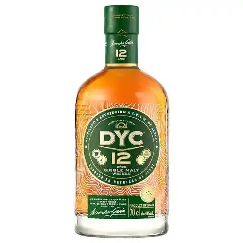 Whisky DYC 12 Años Single Malt con acabado en barricas jerezanas (70cl)