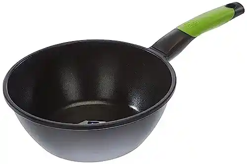 Wok BRA Prior con mango (24 cm) de aluminio fundido antiadherente