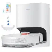 Xiaomi Robot Vacuum X10 - Robot Aspirador y fregasuelos con Sistema Inteligente de navegación láser (LDS), succión de 4000 Pa, Base de autovaciado