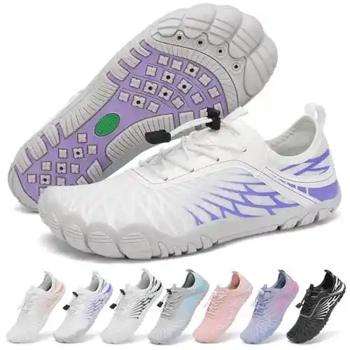 Zapatillas SAGUARO Barefoot para mujer con secado rápido y puntera ancha