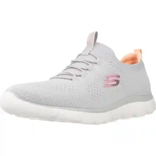 Zapatillas Skechers Summits Top Player para mujer con malla y cordones elásticos