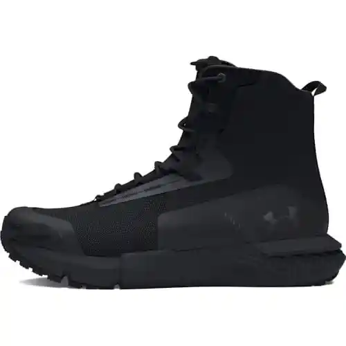 Zapatos tácticos Under Armour UA Charged Valsetz Zip para hombre con cremallera lateral